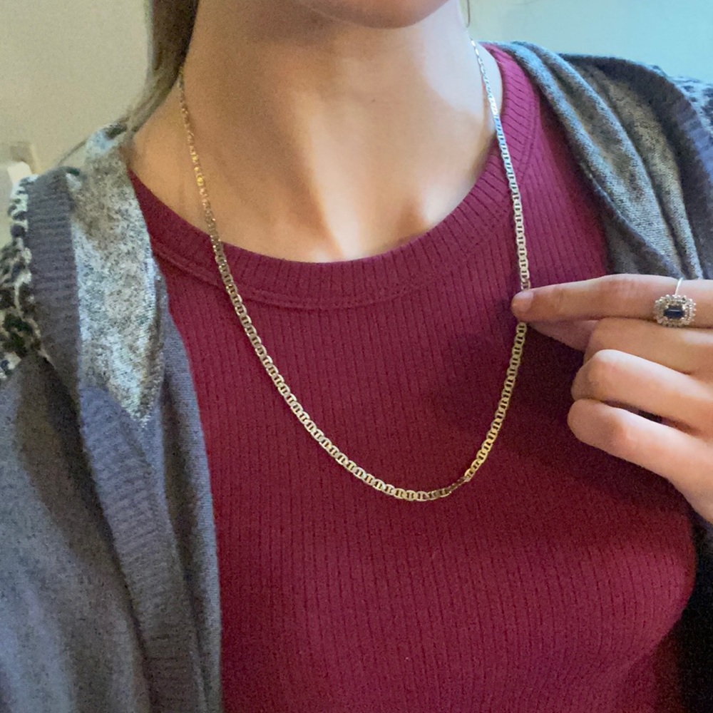 Silver 14K chain